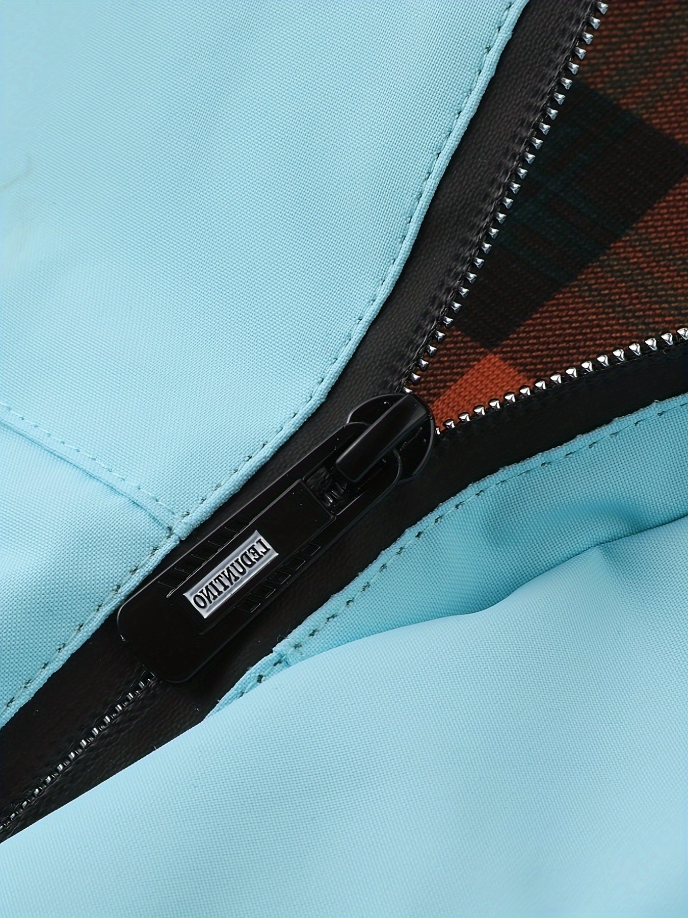 Multiple Pocket Design Men??s Embroidery Long Sleeve Zip Up Drawstring Hooded Jacket, Men??s Stand Collar Thin Jacket For Spring Outdoor - Image 12