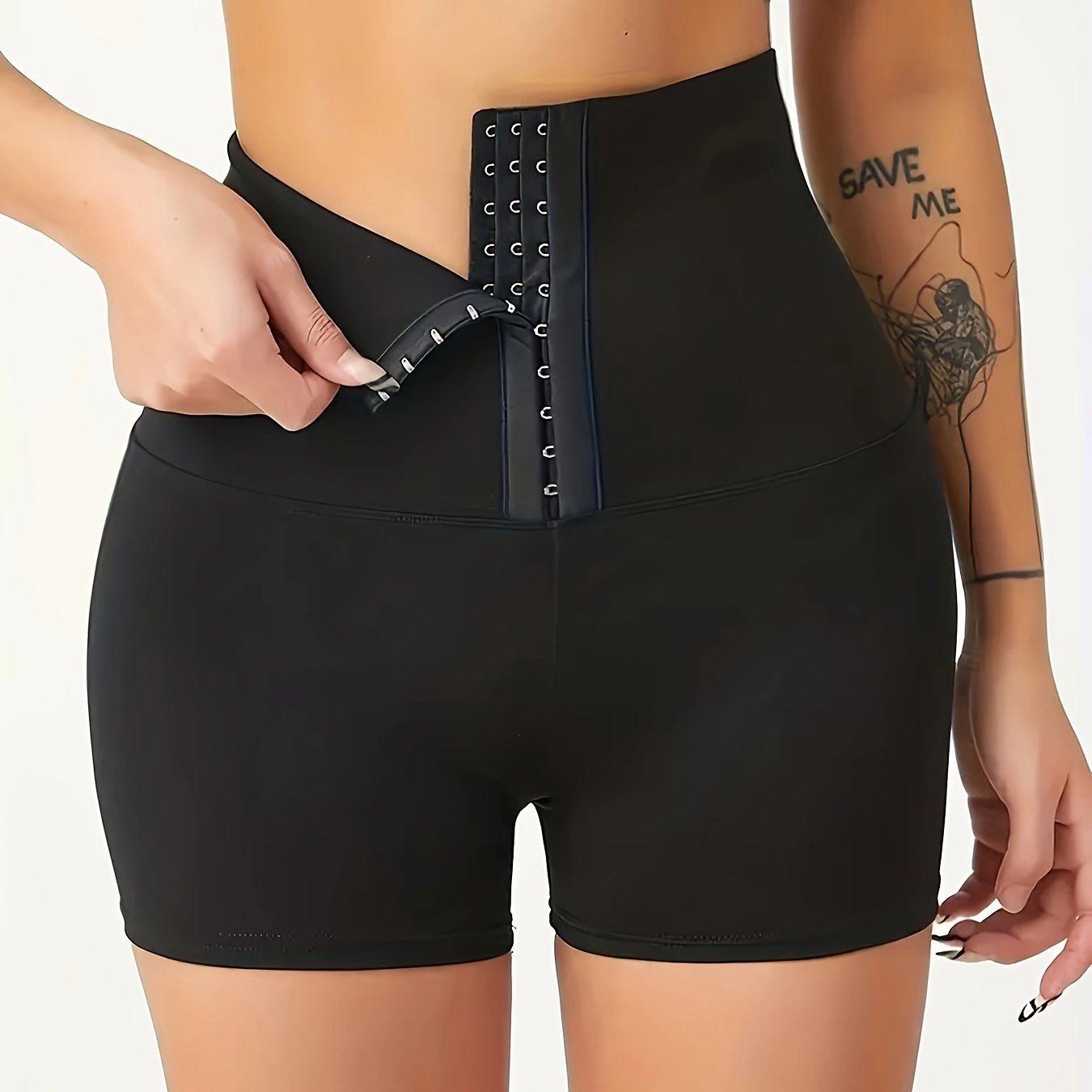 High Waist Versatile Sports Shorts, Slim Fit Adjustable Buckle Fitness Shorts, Women??s Activewear - Image 4