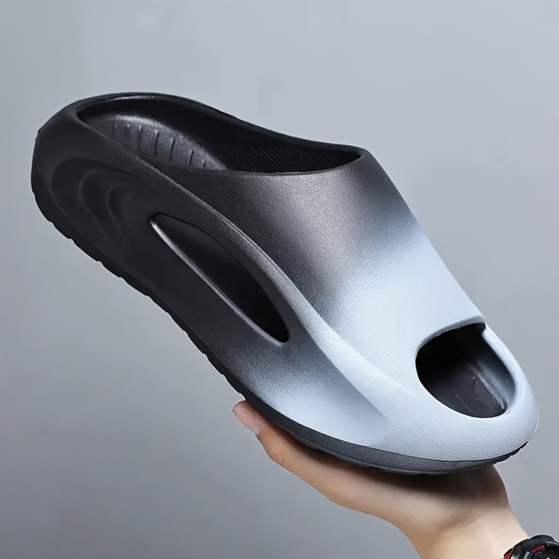 Men??s Fashion EVA Slides, Casual Non Slip Slippers, Open Toe Shoes For Indoor Outdoor Beach Shower, Spring And Summer - Image 2