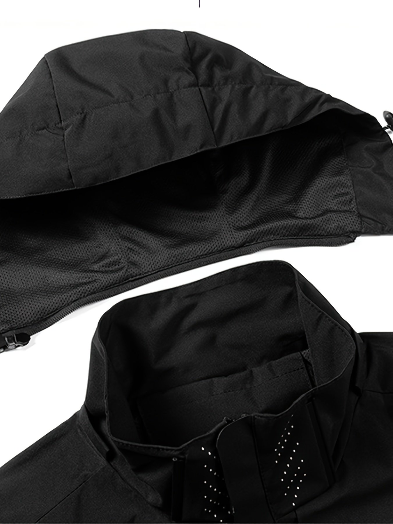 Men??s Casual Hooded Waterproof Windbreaker Jacket Coat Regular Fit Coat For Spring Autumn Outdoors Hiking - Image 11