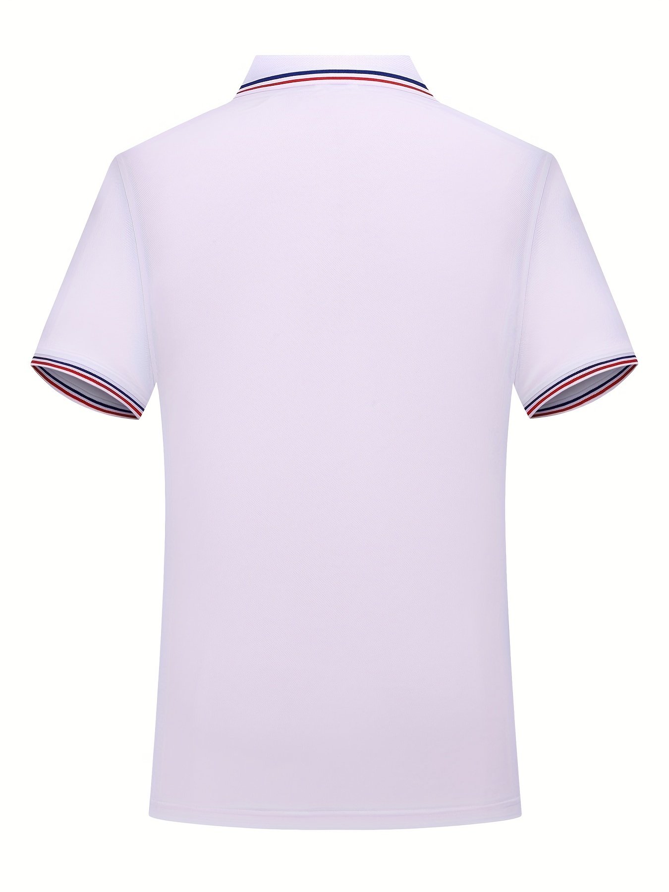Breathable Embroidered Shirt, Men??s Casual Crocodile Pattern Stripe Lapel Button Up Golf Shirt For Summer - Image 18