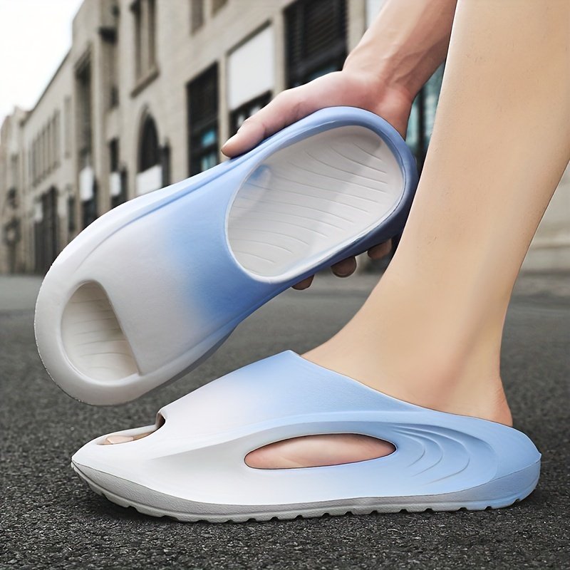 Men??s Fashion EVA Slides, Casual Non Slip Slippers, Open Toe Shoes For Indoor Outdoor Beach Shower, Spring And Summer - Image 14