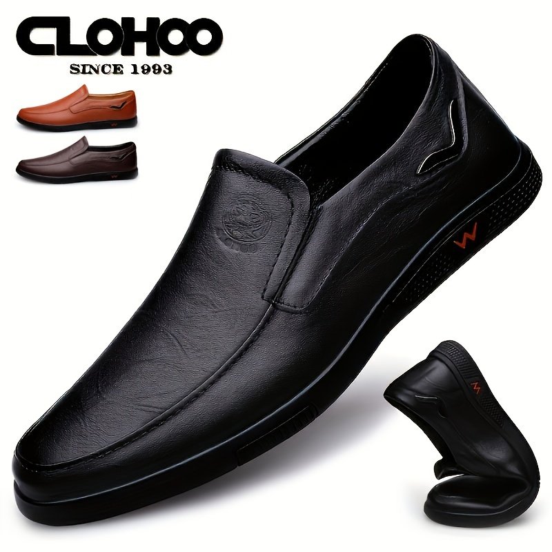 CLOHOO Men??s Handmade Casual Slip On Shoes With Assorted Colors