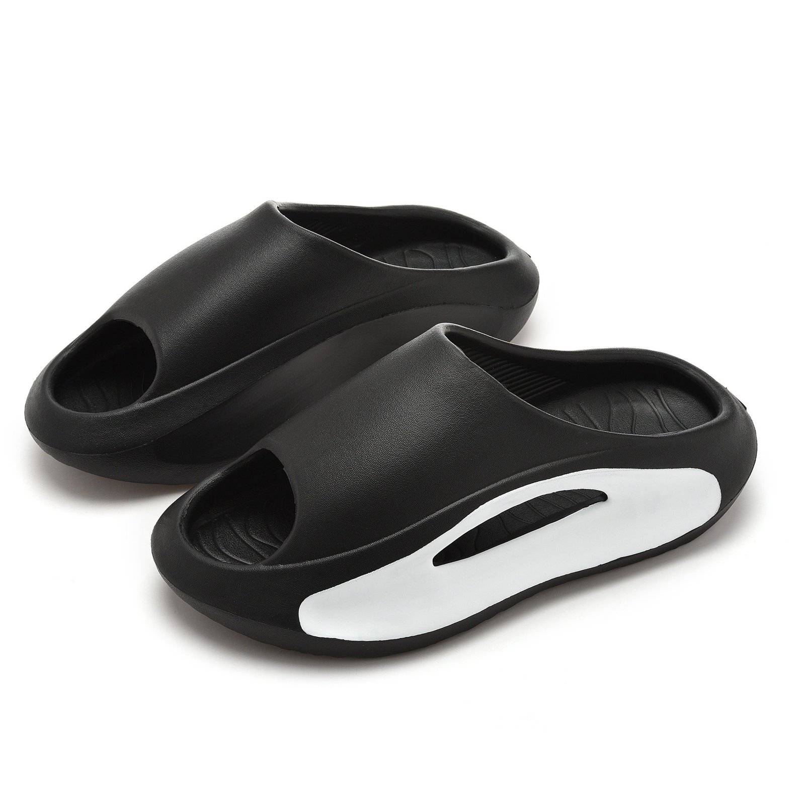 Men??s Fashion EVA Slides, Casual Non Slip Slippers, Open Toe Shoes For Indoor Outdoor Beach Shower, Spring And Summer - Image 4