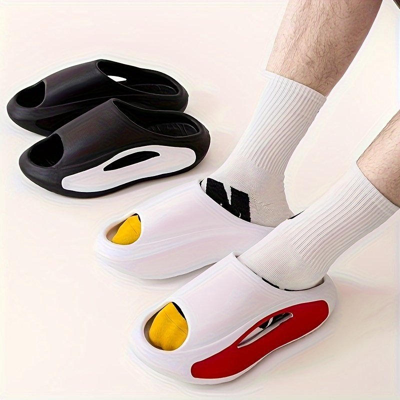 Men??s Fashion EVA Slides, Casual Non Slip Slippers, Open Toe Shoes For Indoor Outdoor Beach Shower, Spring And Summer - Image 9
