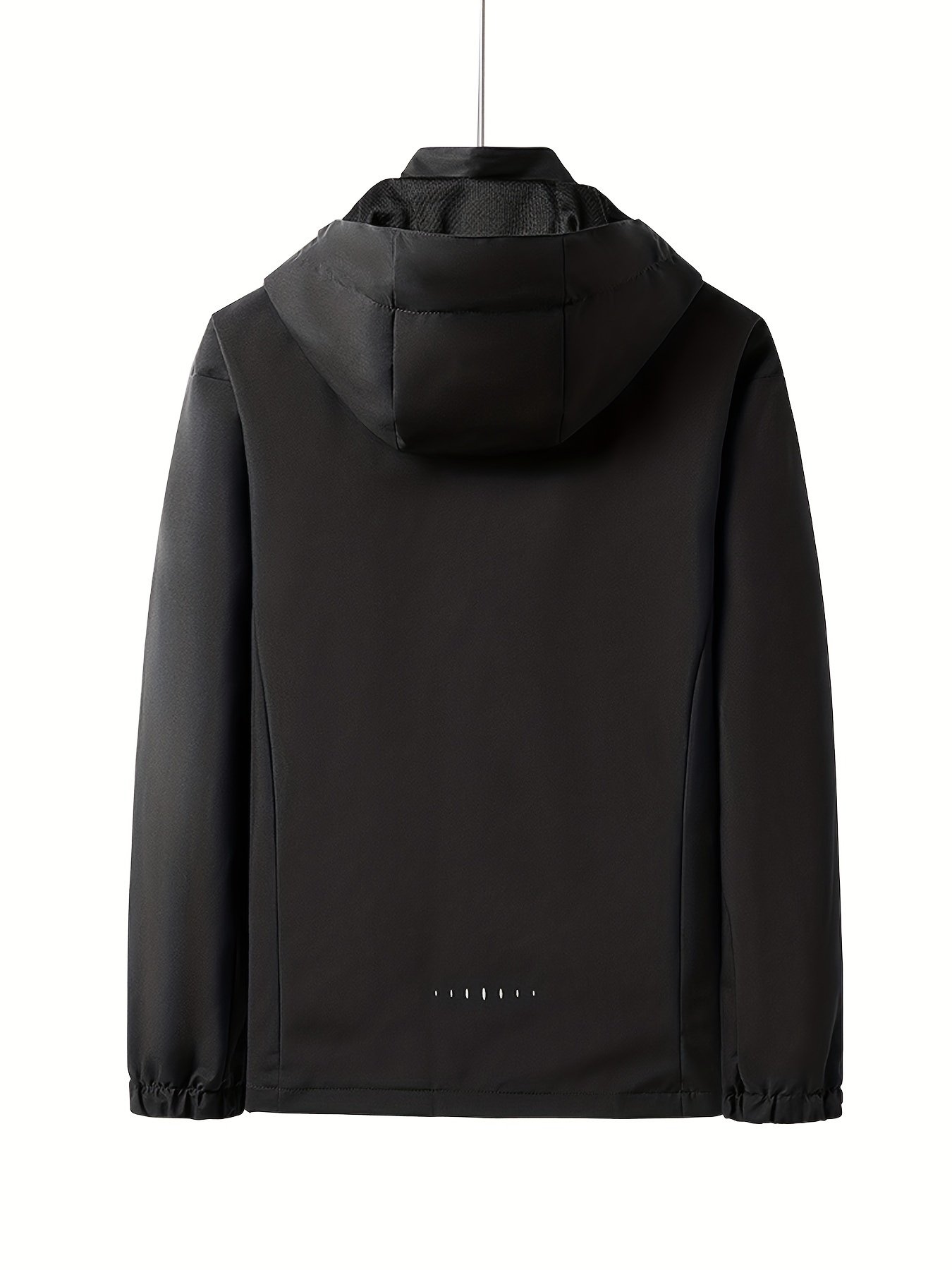 Men??s Casual Hooded Waterproof Windbreaker Jacket Coat Regular Fit Coat For Spring Autumn Outdoors Hiking - Image 8