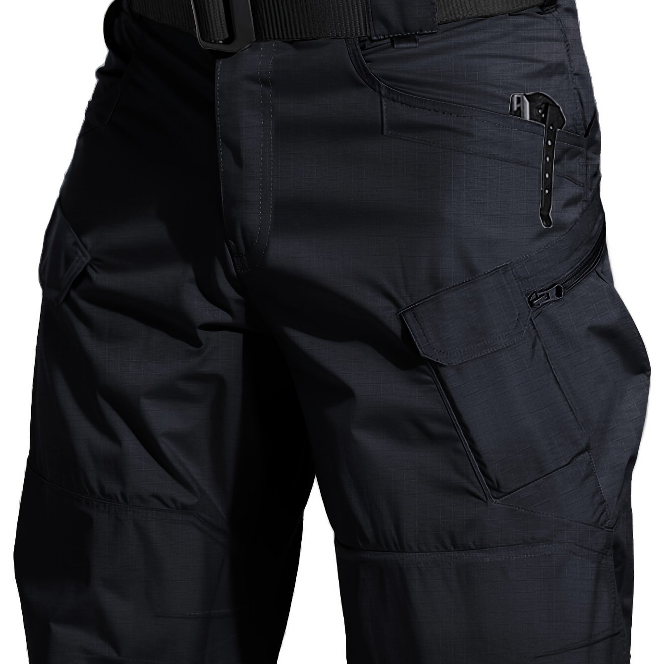 Men??s Multi Pockets Waterproof Tactical Shorts, Lightweight Quick Drying Breathable Cargo Shorts - Image 2