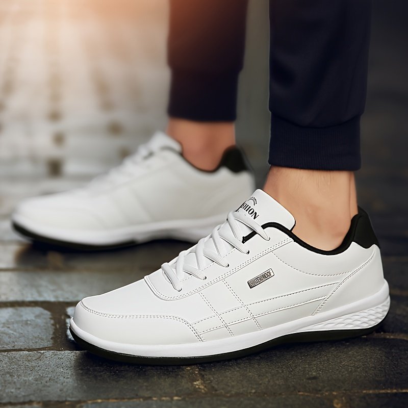 Men??s Casual Comfortable Sneakers, Lightweight Durable Anti-Slip Sneakers, Street Style Trendy Shoes For Daily Wear - Image 9