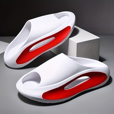 Men??s Fashion EVA Slides, Casual Non Slip Slippers, Open Toe Shoes For Indoor Outdoor Beach Shower, Spring And Summer