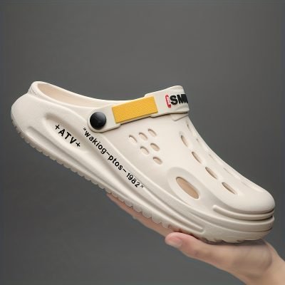 Men??s Clogs, Slip-on Closed Toe Sandals, Soft Sole Walking Shoes, Outdoor Garden Shoe Beach Sandals