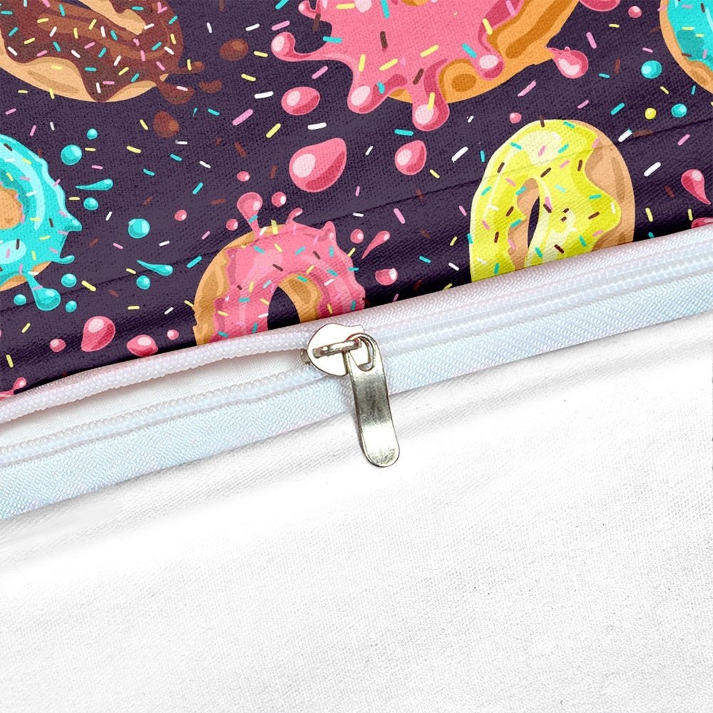 2/3-Piece Exploding Sprinkle Donut Duvet Cover Set - Image 3