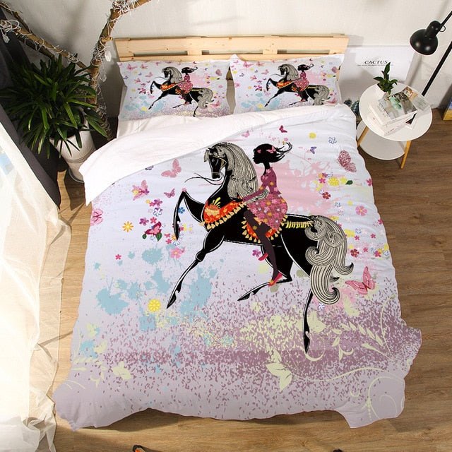 2/3-Piece Girls Butterfly Fairy Duvet Cover Bedding Set - Image 13