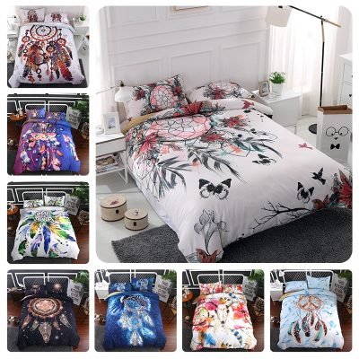 2/3-Piece Multi-Color Dreamcatcher Duvet Cover Bedding Set
