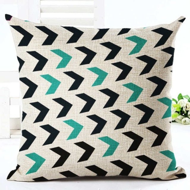 18?? Geometric Nordic Arrow Pattern Throw Pillow Cover - Image 9