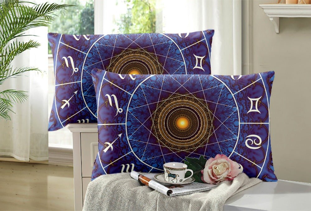 3-Piece Zodiac Constellation Chart Duvet Bedding Set - Image 4