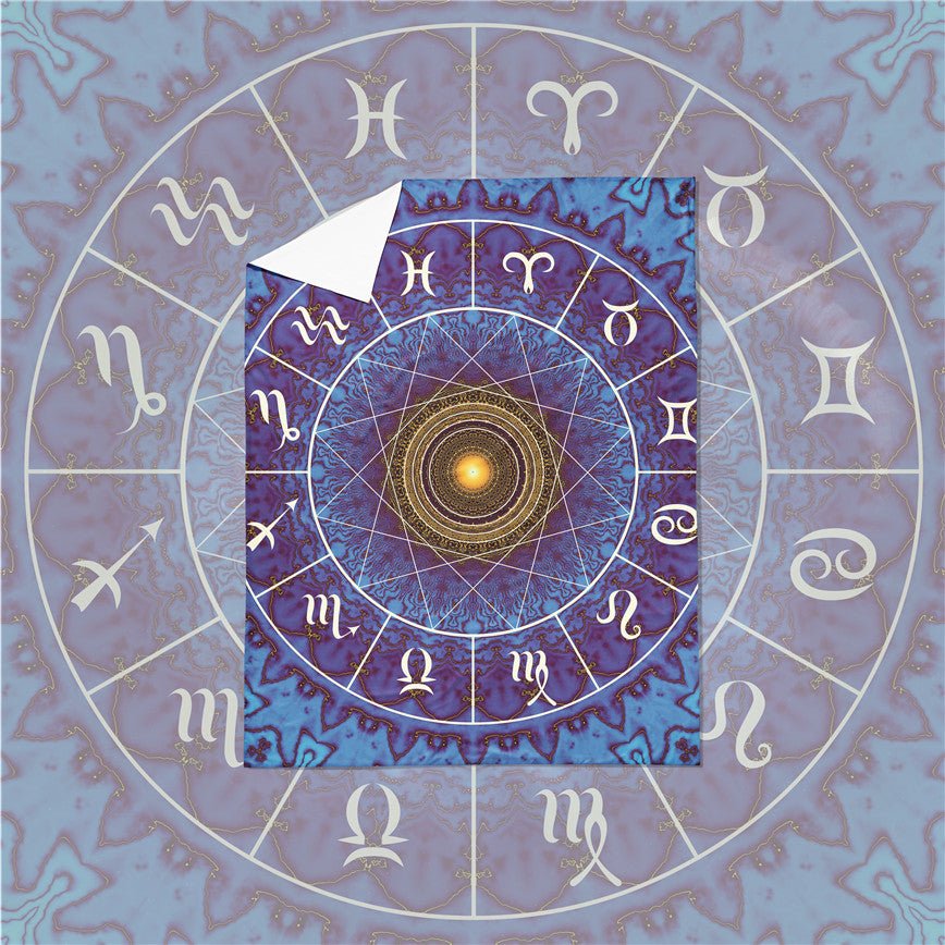 3-Piece Zodiac Constellation Chart Duvet Bedding Set - Image 6