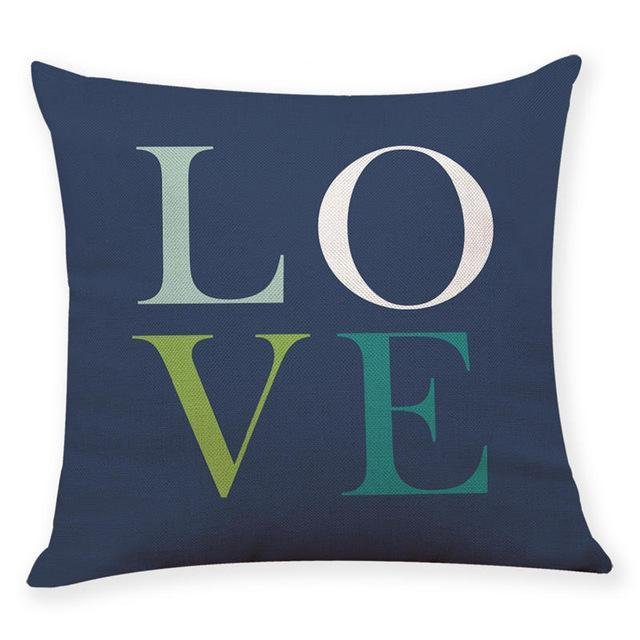 18?? Blue / Green Geometric Pattern Throw Pillow Cover - Image 11