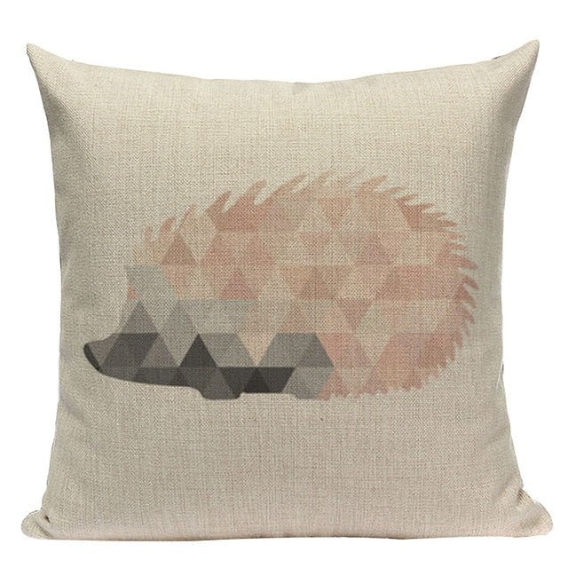 18?? Pink / Teal Nordic Geometric Elements Pillow Cover - Image 27